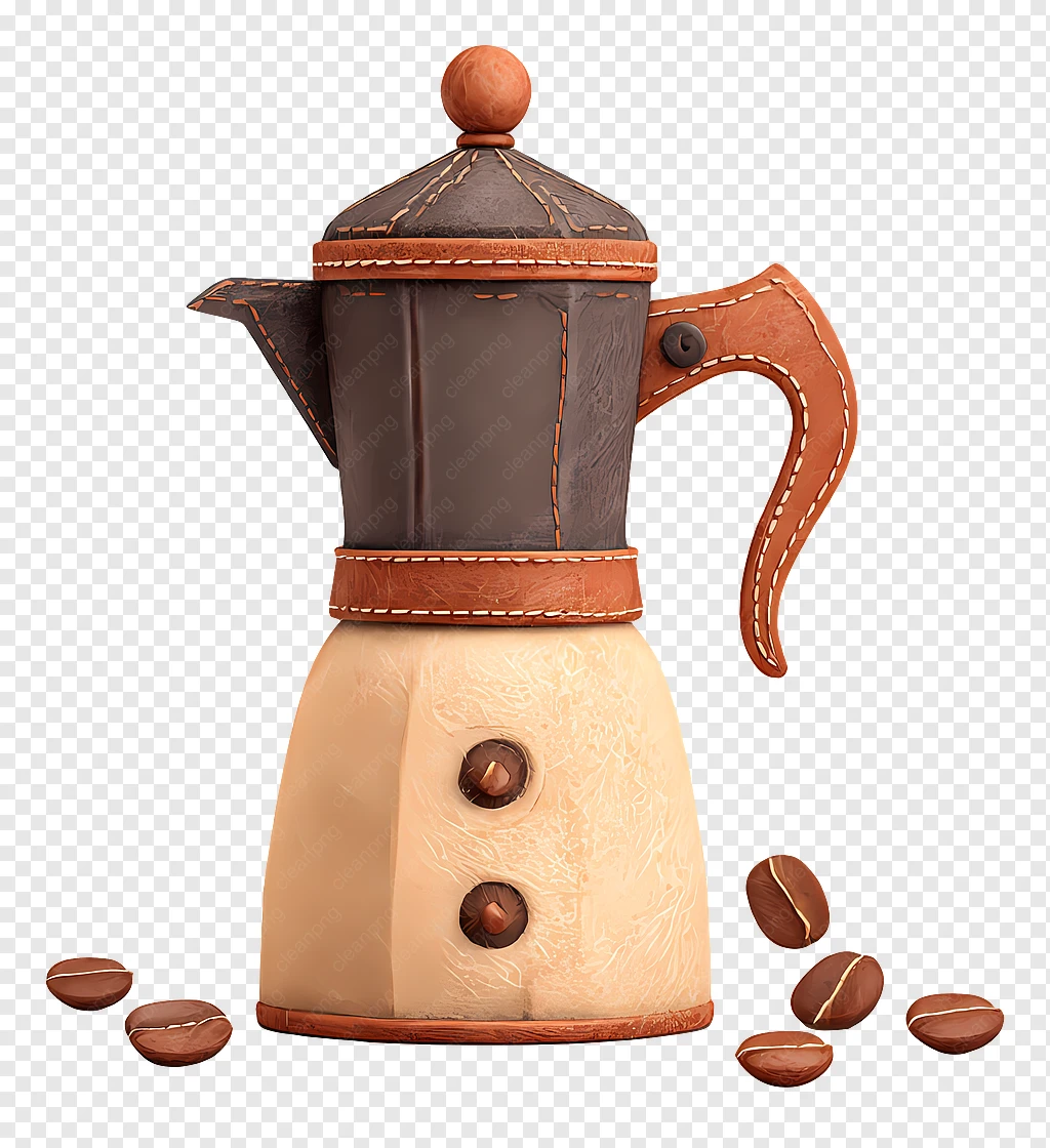 قهوه جوش کلاسیک با دانه ها